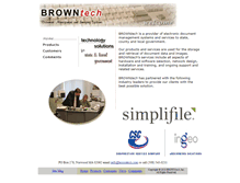 Tablet Screenshot of browntech.com