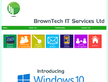 Tablet Screenshot of browntech.co.uk